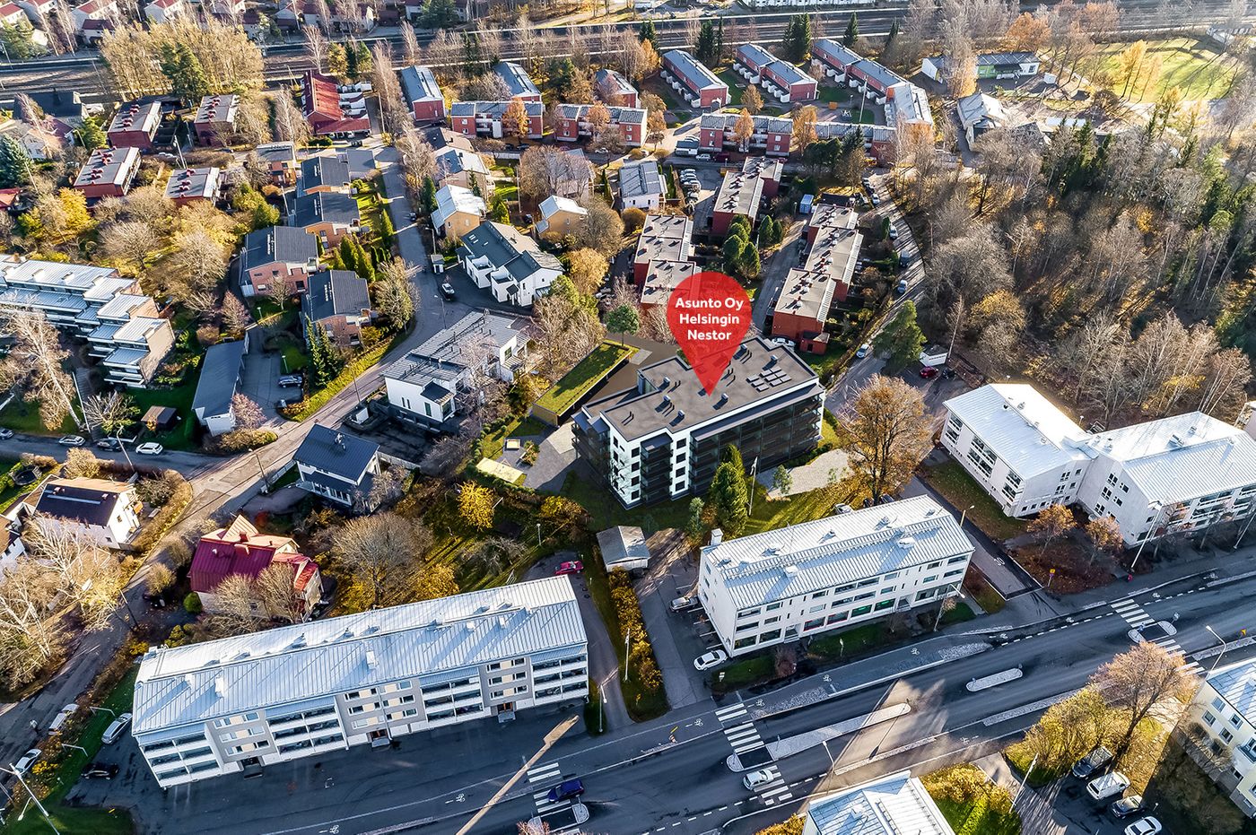 Kodit valmistuvat arviolta kesällä 2022. Viitteellinen kuva kohteesta.