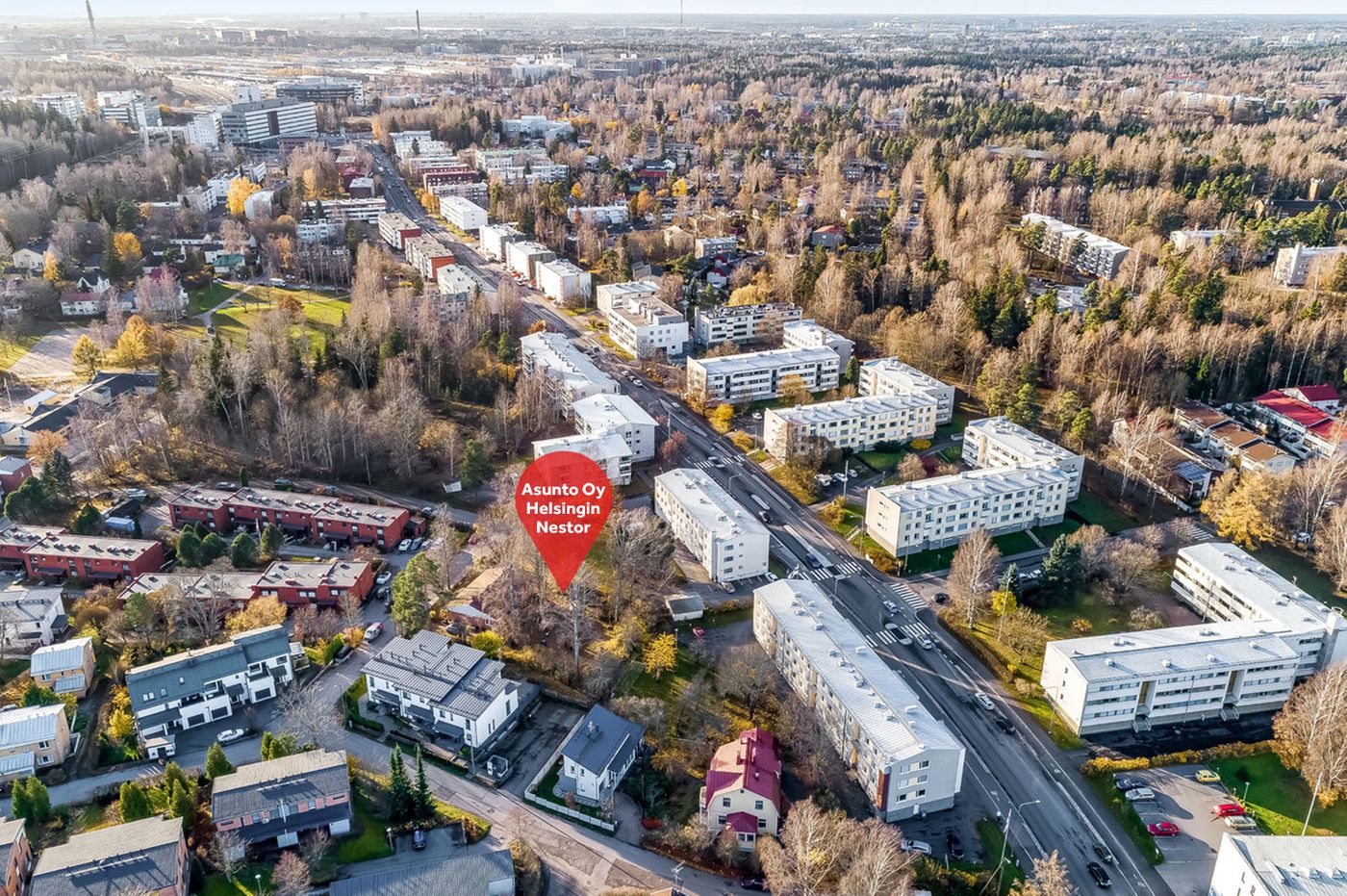Oulunkylän kattavat palvelut lähellä ja ulkoilumahdollisuuksia riittää.