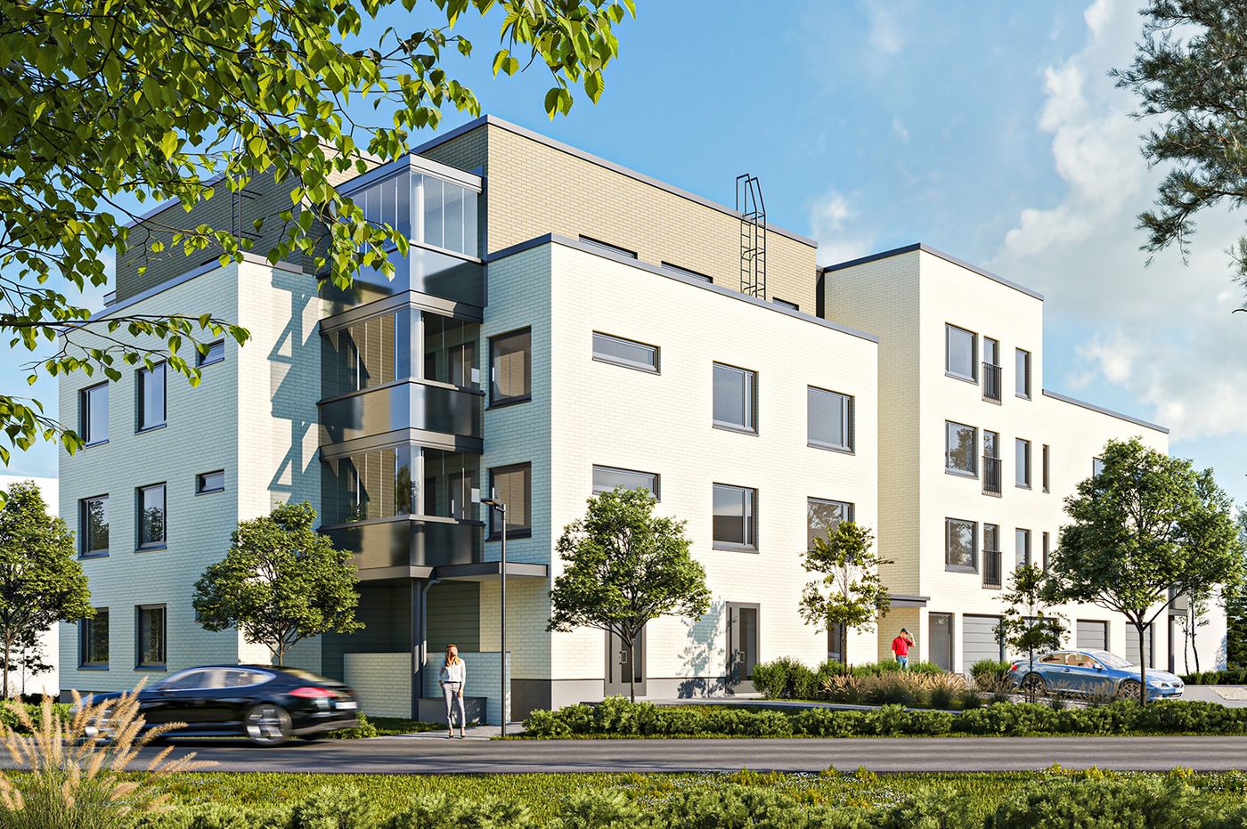 Helsingin Nestor on omalla tontilla sijaitseva RS-kohde. Viitteellinen kuva kohteesta.